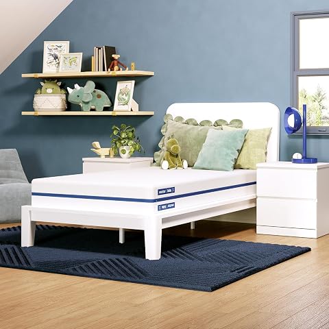Nectar Kids 8" Full Memory Foam Mattress, 2-Side Design, Ages 3-12+